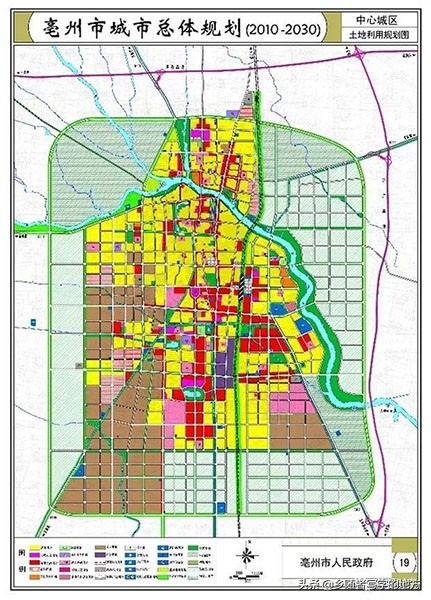 亳州市城区最新规划图揭晓，未来城市新蓝图展望